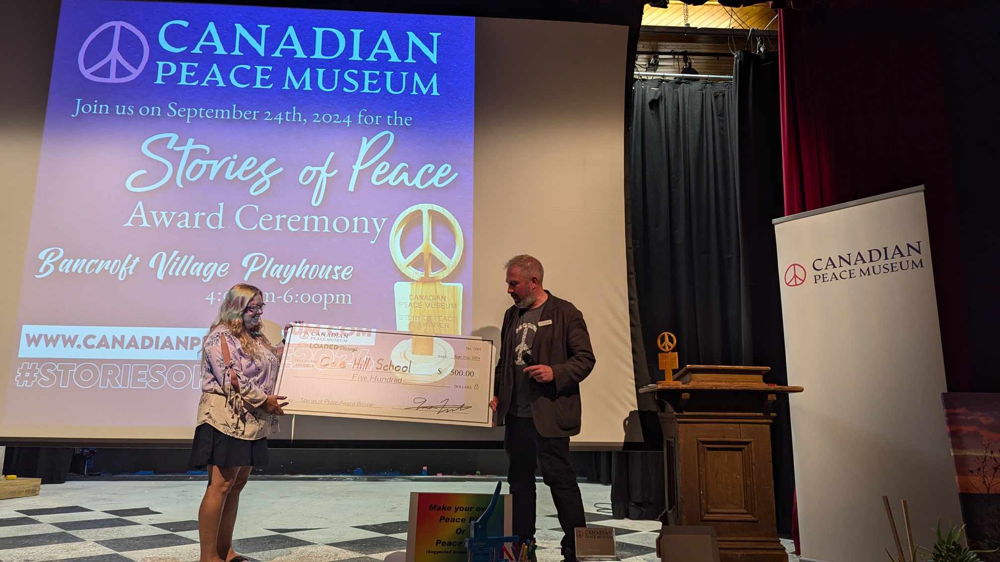 Peace Museum event in Bancroft wins culture award 