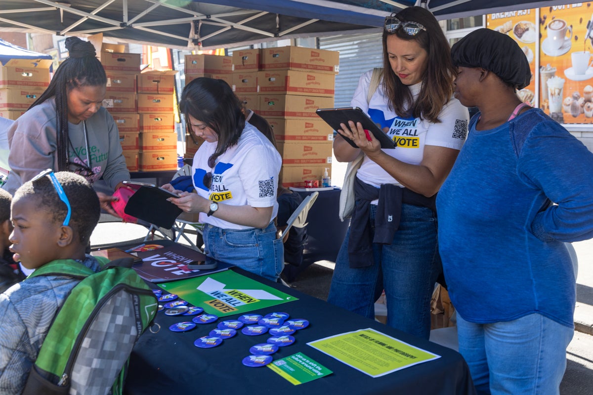 Philly activists rally young Black voters to register – WHYY