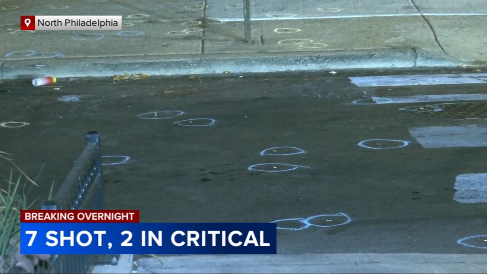 7 shot including 16-year-old girl in North Philadelphia shooting early Saturday morning