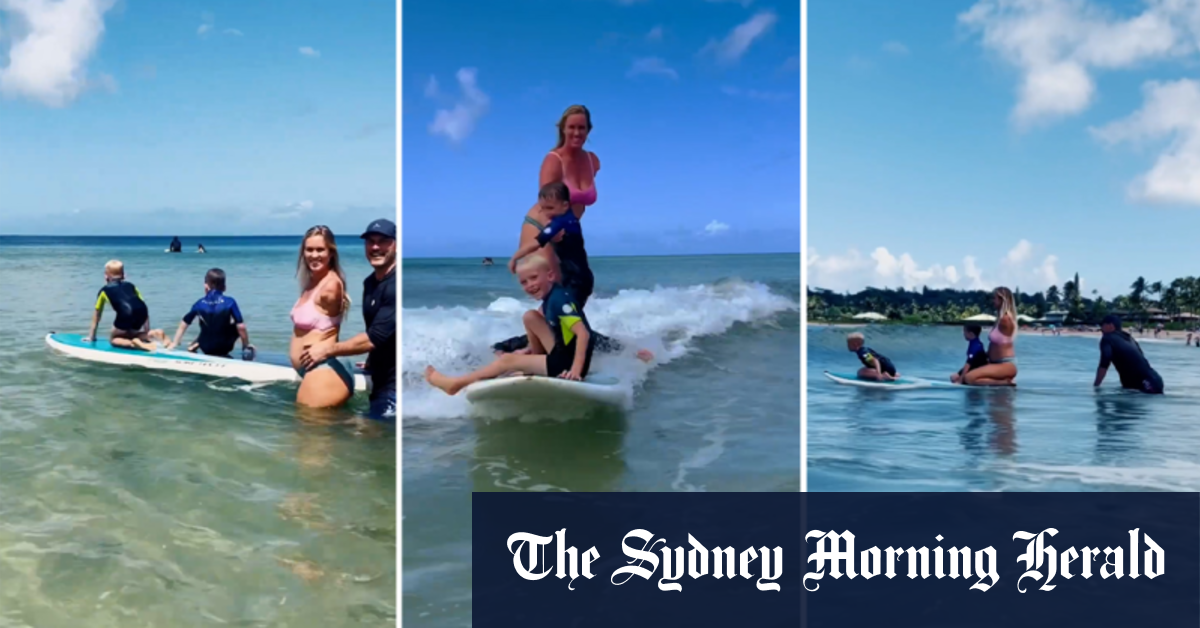 Bethany Hamilton shares sweet clip of her family surfing