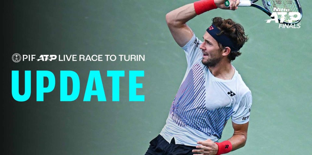 Casper Ruud is seventh in the PIF ATP Live Race To Turin.