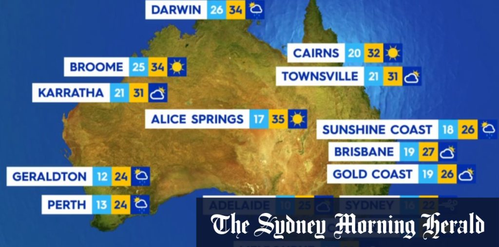 National weather forecast for Sunday October 20