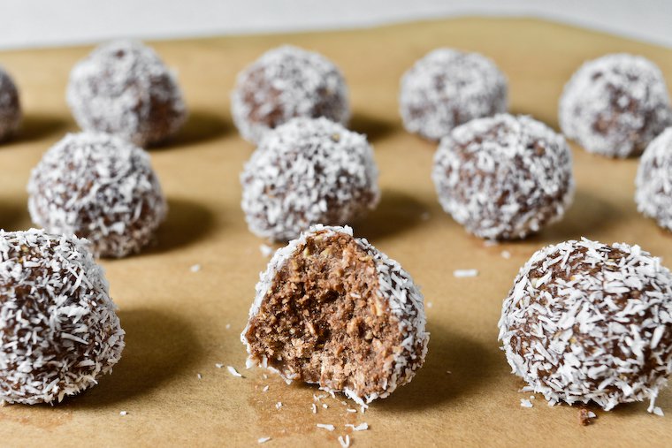 Swedish Chocolate Balls (Chokladbollar) No-Bake, Vegan Recipe | Chocolate & Zucchini