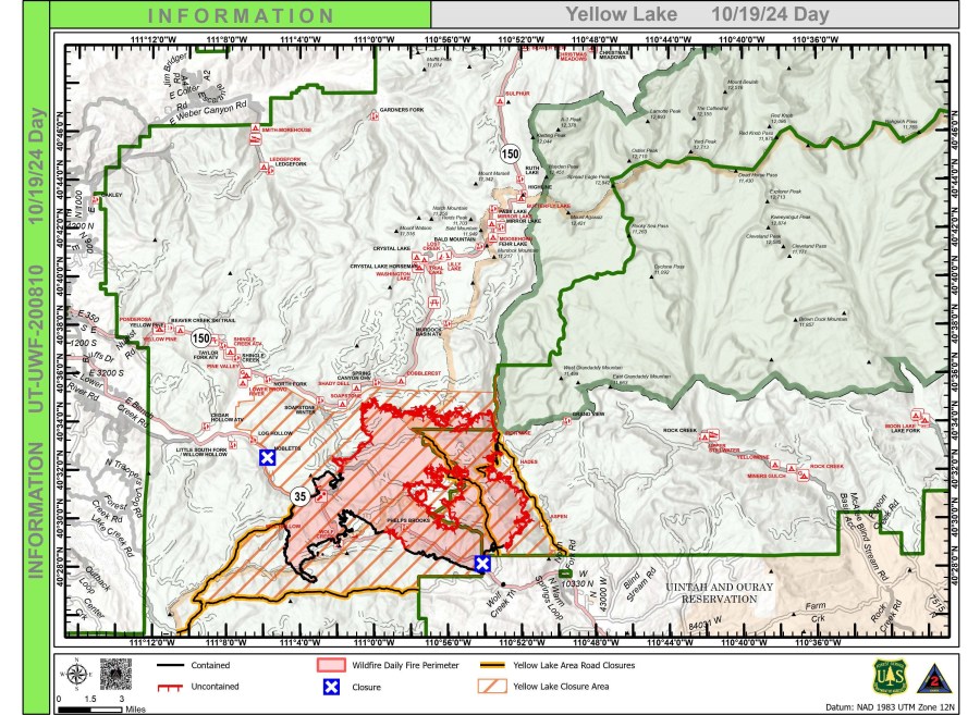 Yellow Lake Fire evacuation orders lifted, public meeting to be held